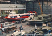 AP1-88 hovercraft during construction